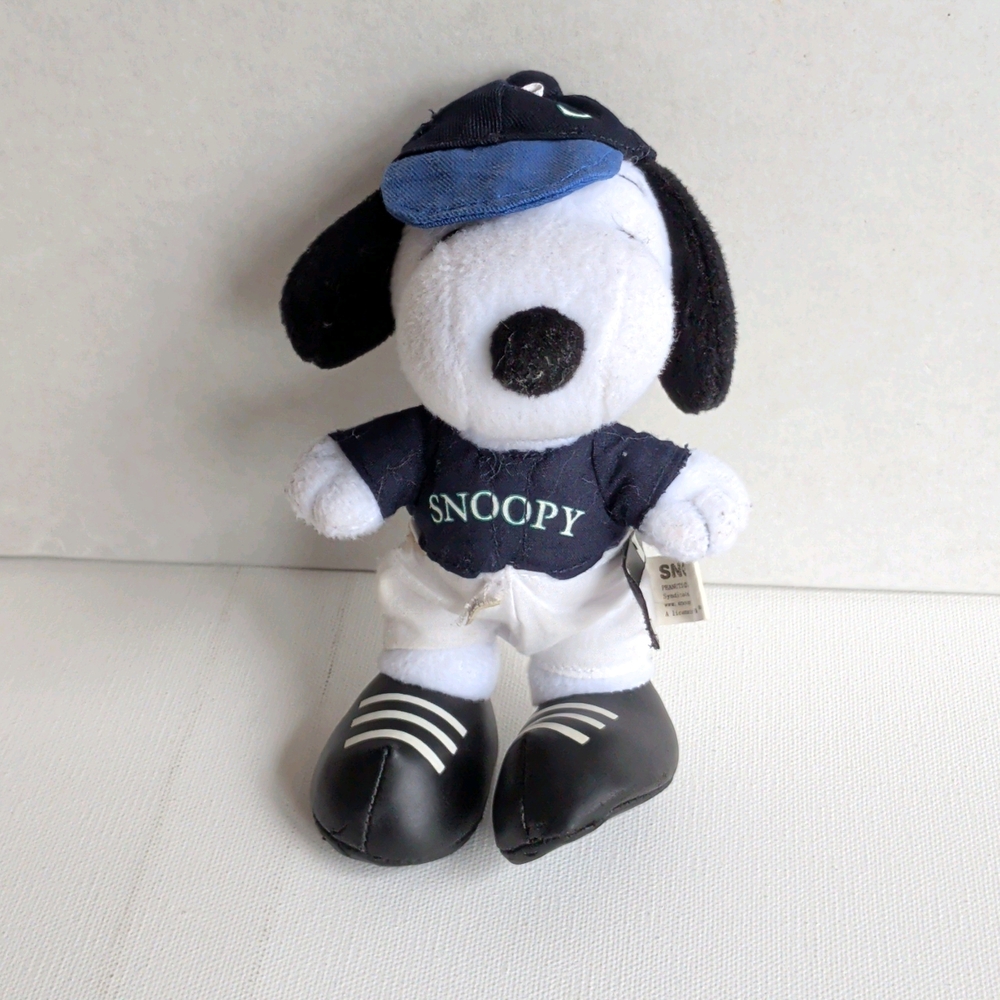💖3/$15💖 Vintage Peanuts Snoopy Plush Toy Baseball Outfit